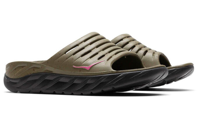 HOKA x Bodega Ora Recovery Slide ’Martini Olive Jet Black’