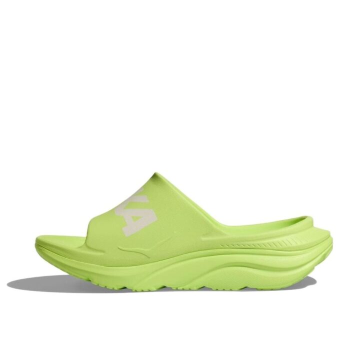 Ora Athletic Slides ’Lettuce White’