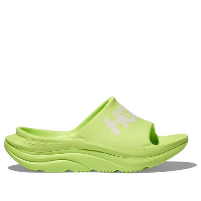 Ora Athletic Slides ’Lettuce White’