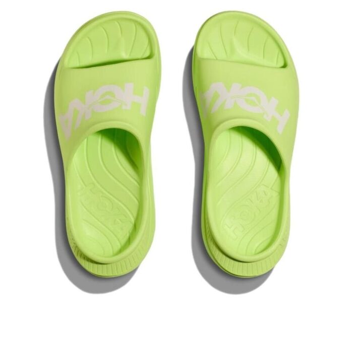 Ora Athletic Slides ’Lettuce White’