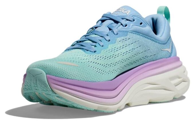 (WMNS) Bondi 8 D Wide ’Airy Blue Sunlit Ocean Purple’