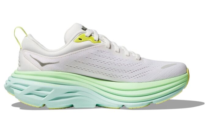 (WMNS) Bondi 8 D Wide ’Champagne White Sea Blue’