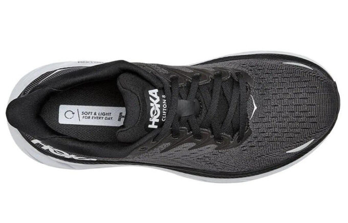 (WMNS) Clifton 8 ’Svartvit’